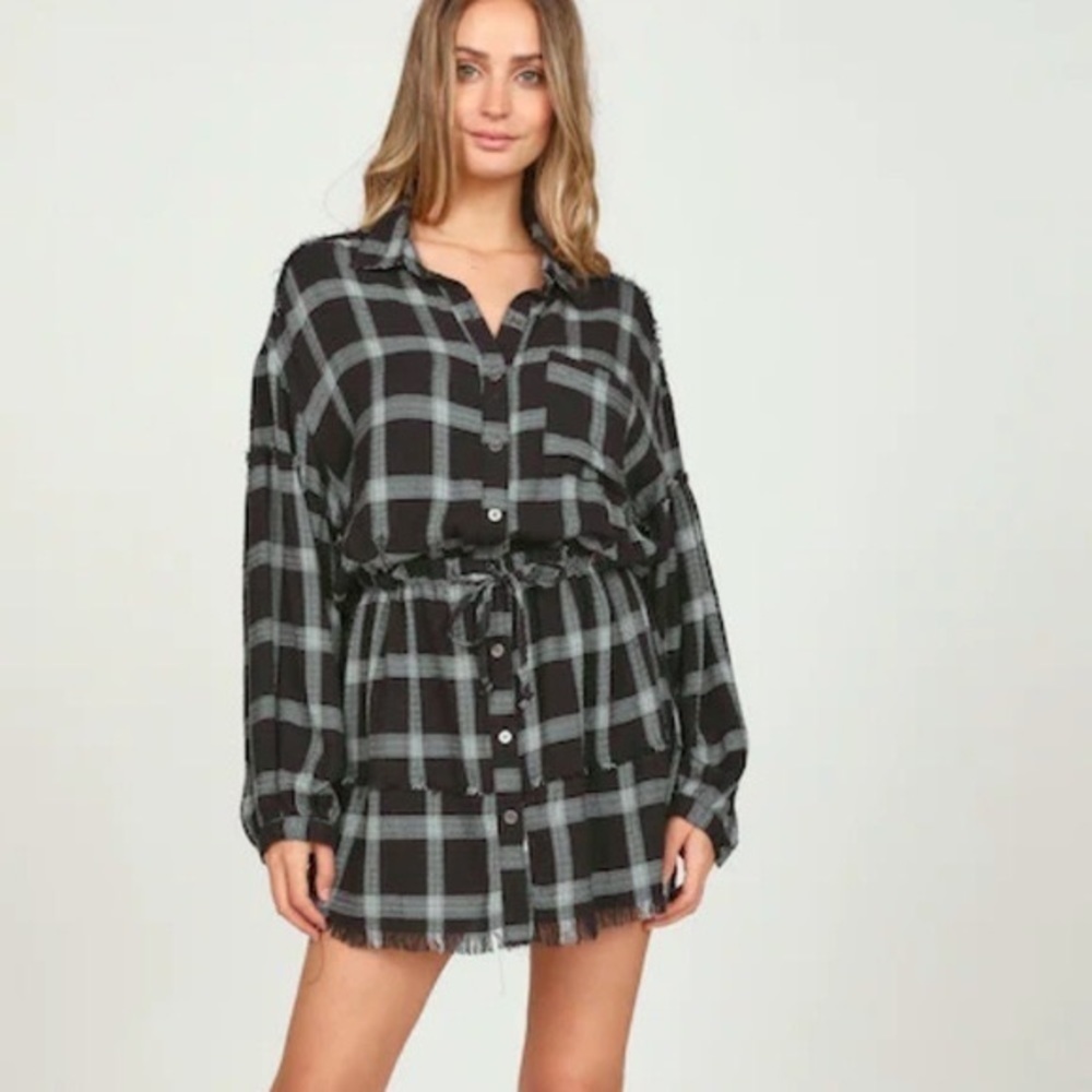 Vintage Havana Plaid Dress